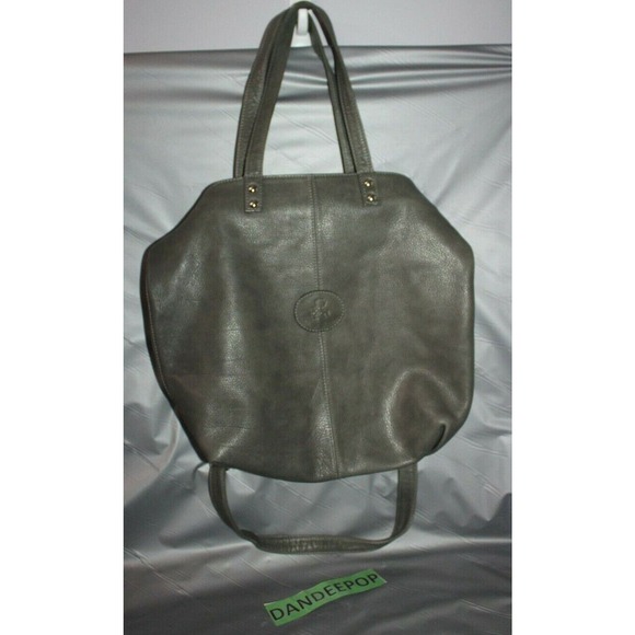 Il Grifone Venezia Gray Leather Women's Handbag Shoulder Bag - Picture 2 of 8